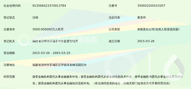 福建华商恒信金融服务外包